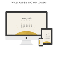 August Desktop and Mobile Wallpaper Downloads | The Blog Market