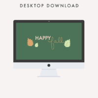 Happy Fall Desktop Download | The Blog Market