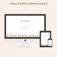 September Desktop Wallpaper Download | The Blog Market