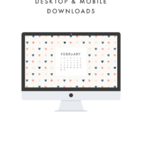 February Desktop Download | The Blog Market