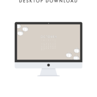 October Calendar Desktop Download | The Blog Market