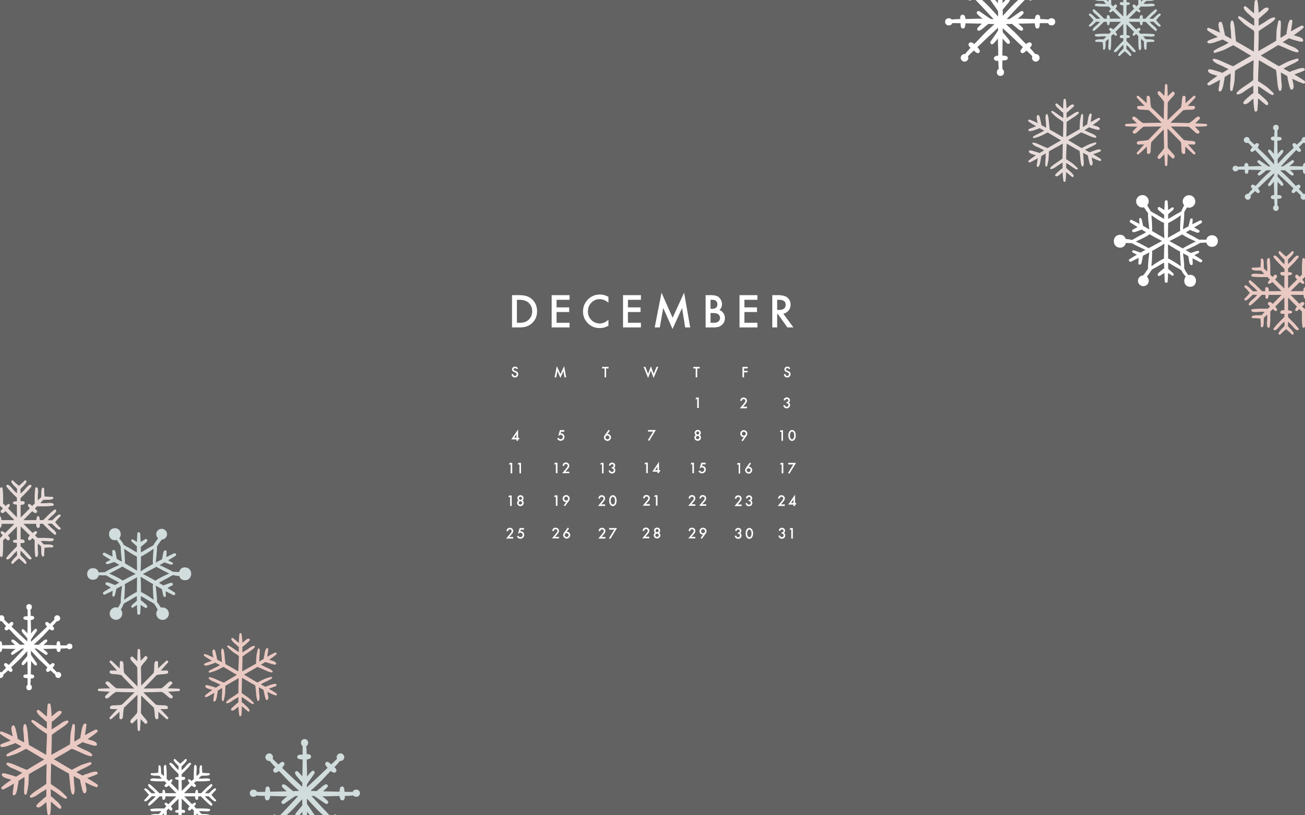 Desktop Download for December | The Blog Market