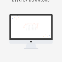 January Desktop Download | The Blog Market