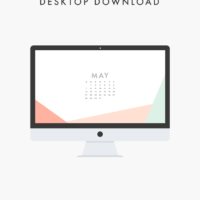 May Desktop Calendar from The Blog Market